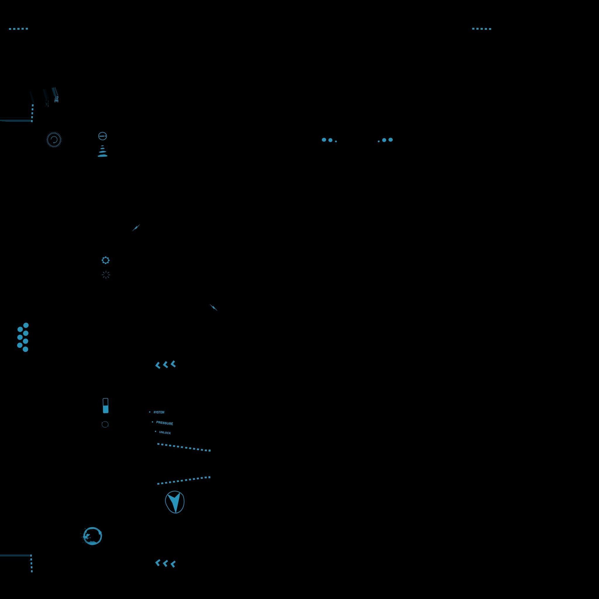 SciFi Glasses C04 Blue - Character Design Fashion Low-poly 3D model_19