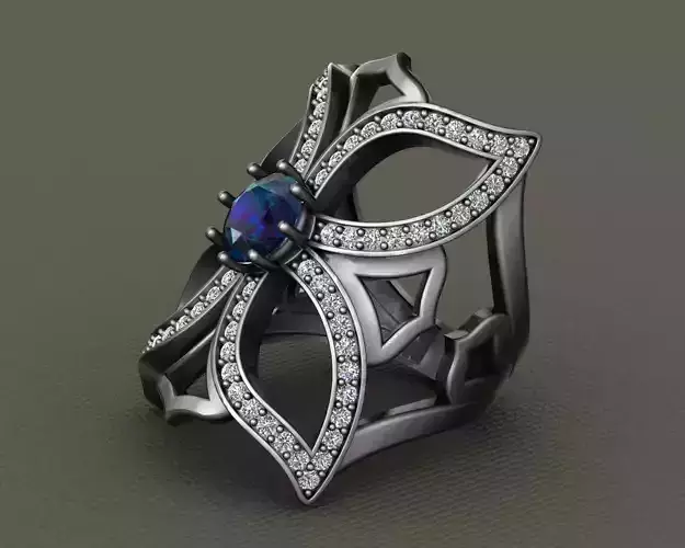 Diamond Ring Flower in 3 size