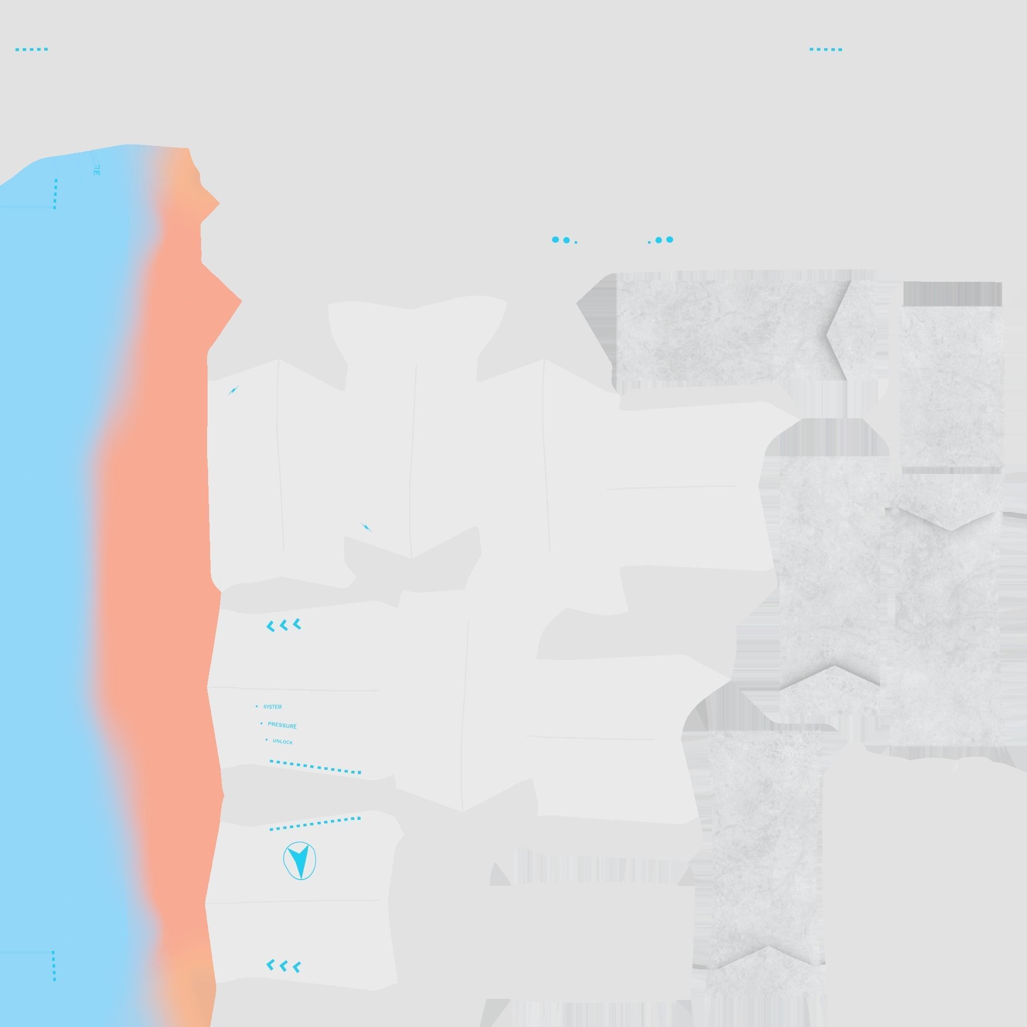 SciFi Glasses C06 White - Character Design Fashion Low-poly 3D model_18