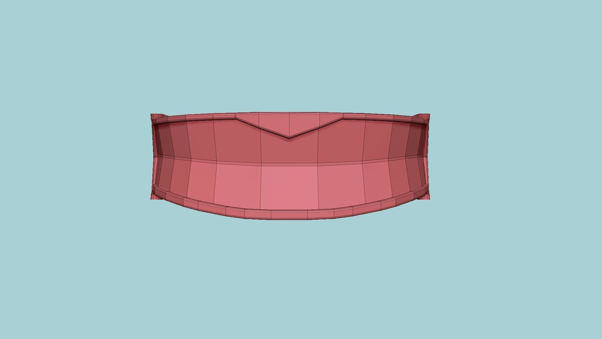 SciFi Glasses C07 Orange Blue - Character Design Fashion Low-poly 3D model_15