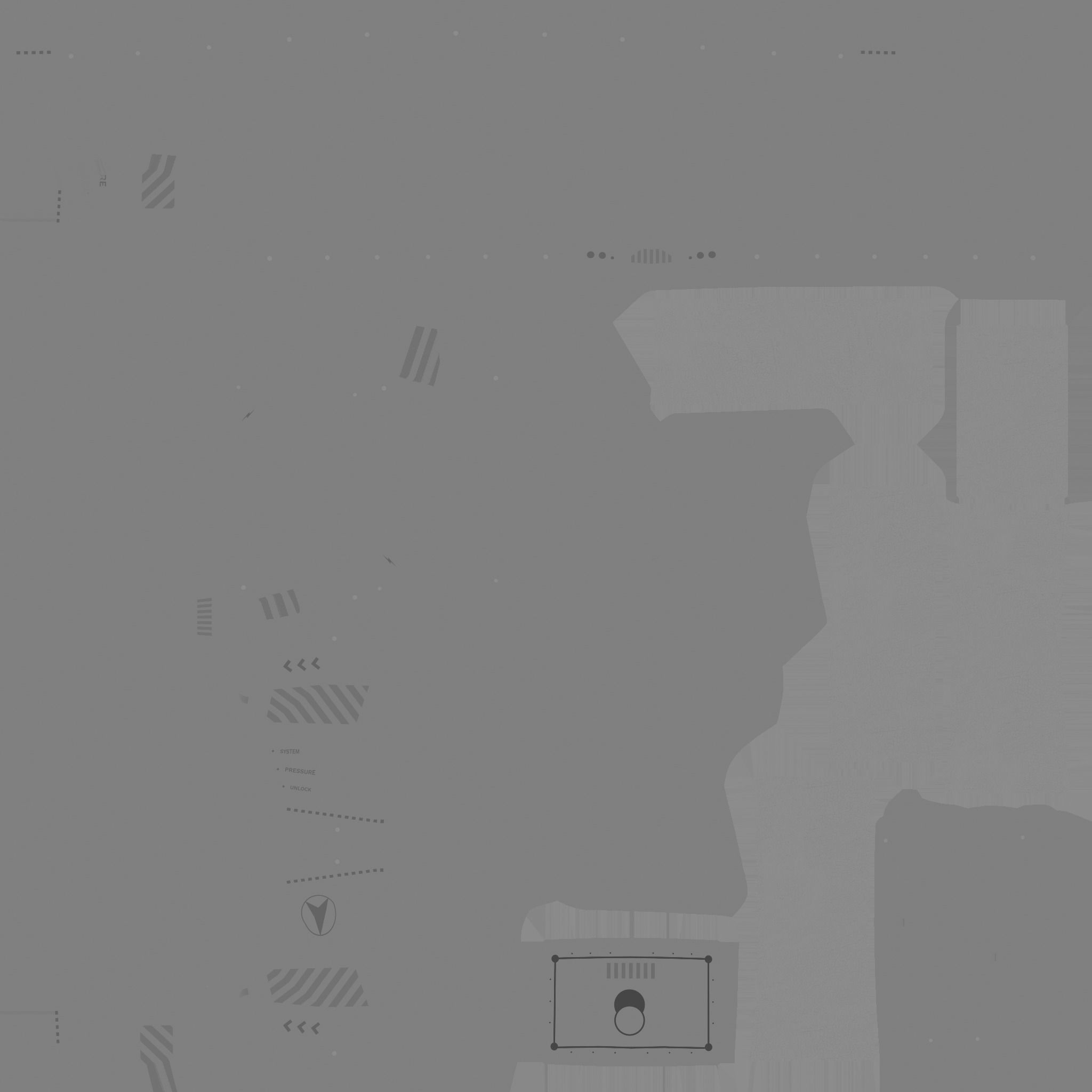 SciFi Glasses C07 Orange Blue - Character Design Fashion Low-poly 3D model_24