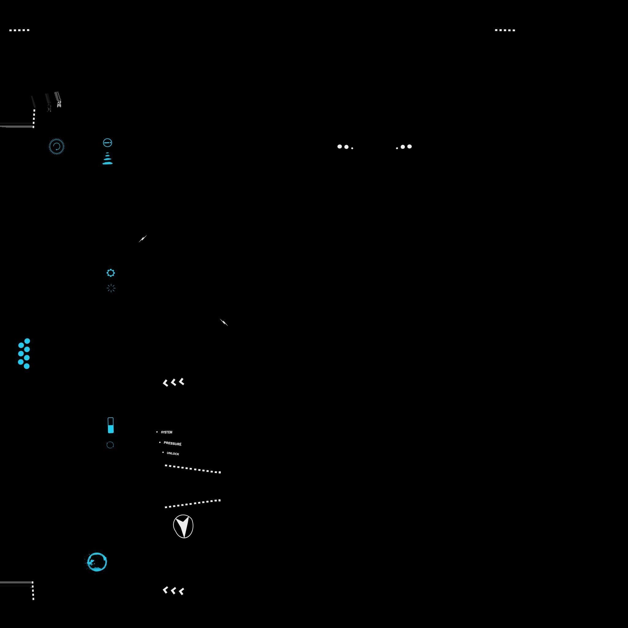SciFi Glasses C07 Orange Blue - Character Design Fashion Low-poly 3D model_19