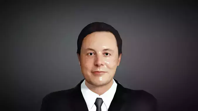 Elon Musk- Realistic Character 3D model 3D model