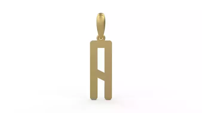Initial Letters Pendant ANNIHILATION A 3D print model