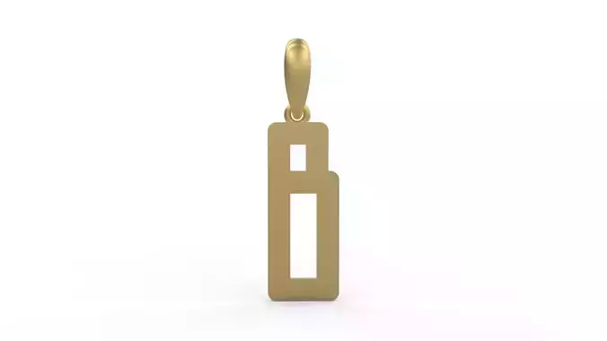 Initial Letters Pendant ANNIHILATION B 3D print model
