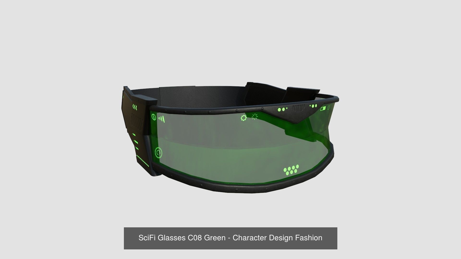 08 SciFi Glasses C Model Collection - Character Design Fashion _8