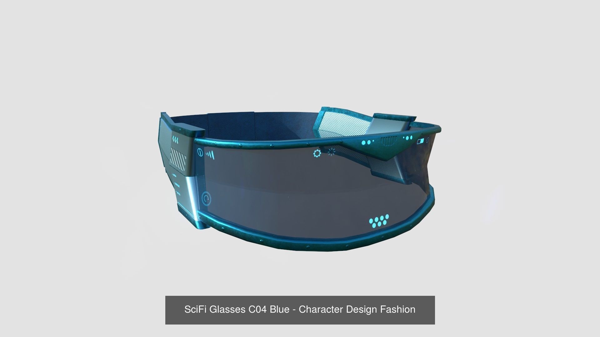 08 SciFi Glasses C Model Collection - Character Design Fashion _4
