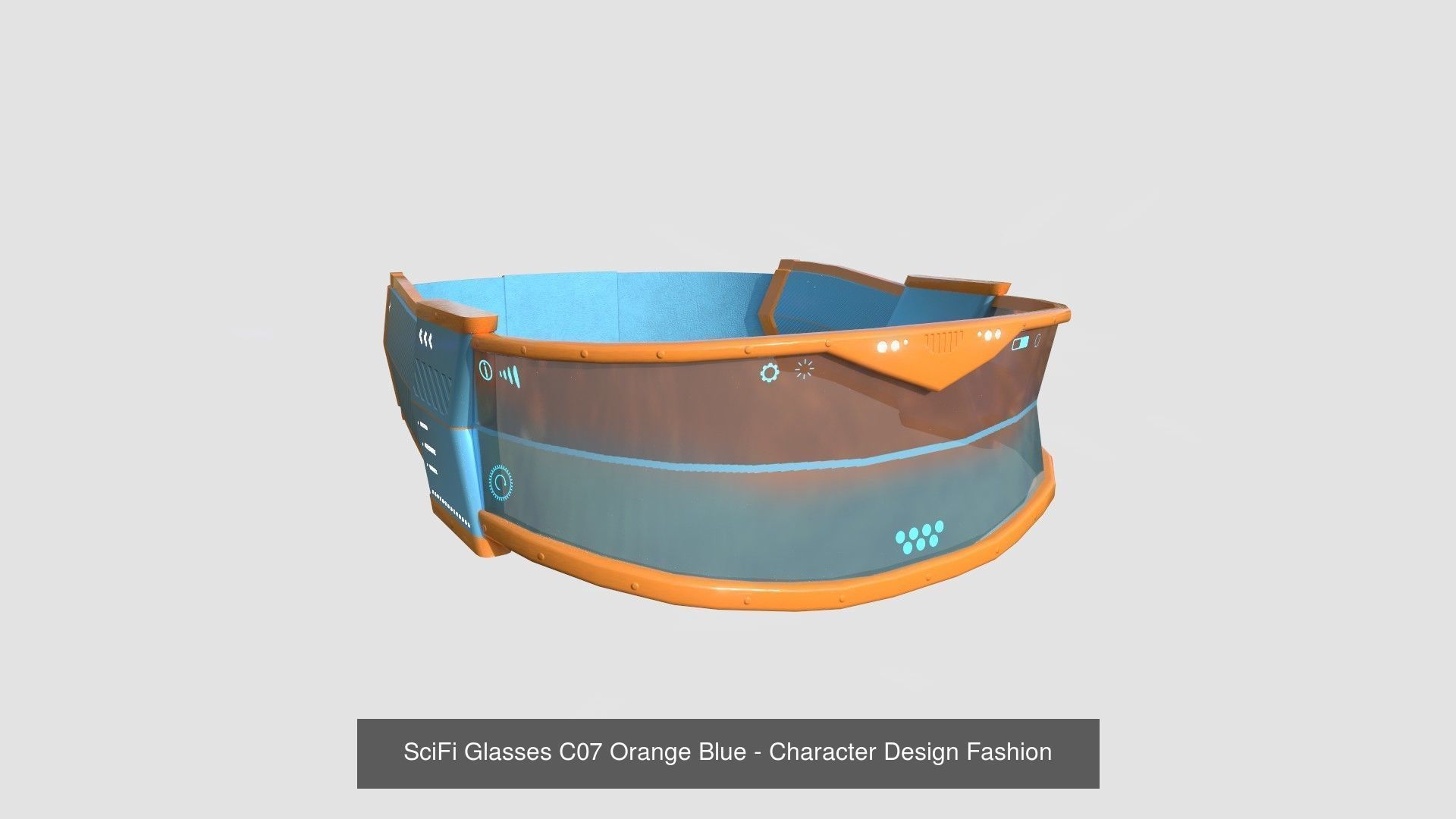 08 SciFi Glasses C Model Collection - Character Design Fashion _7