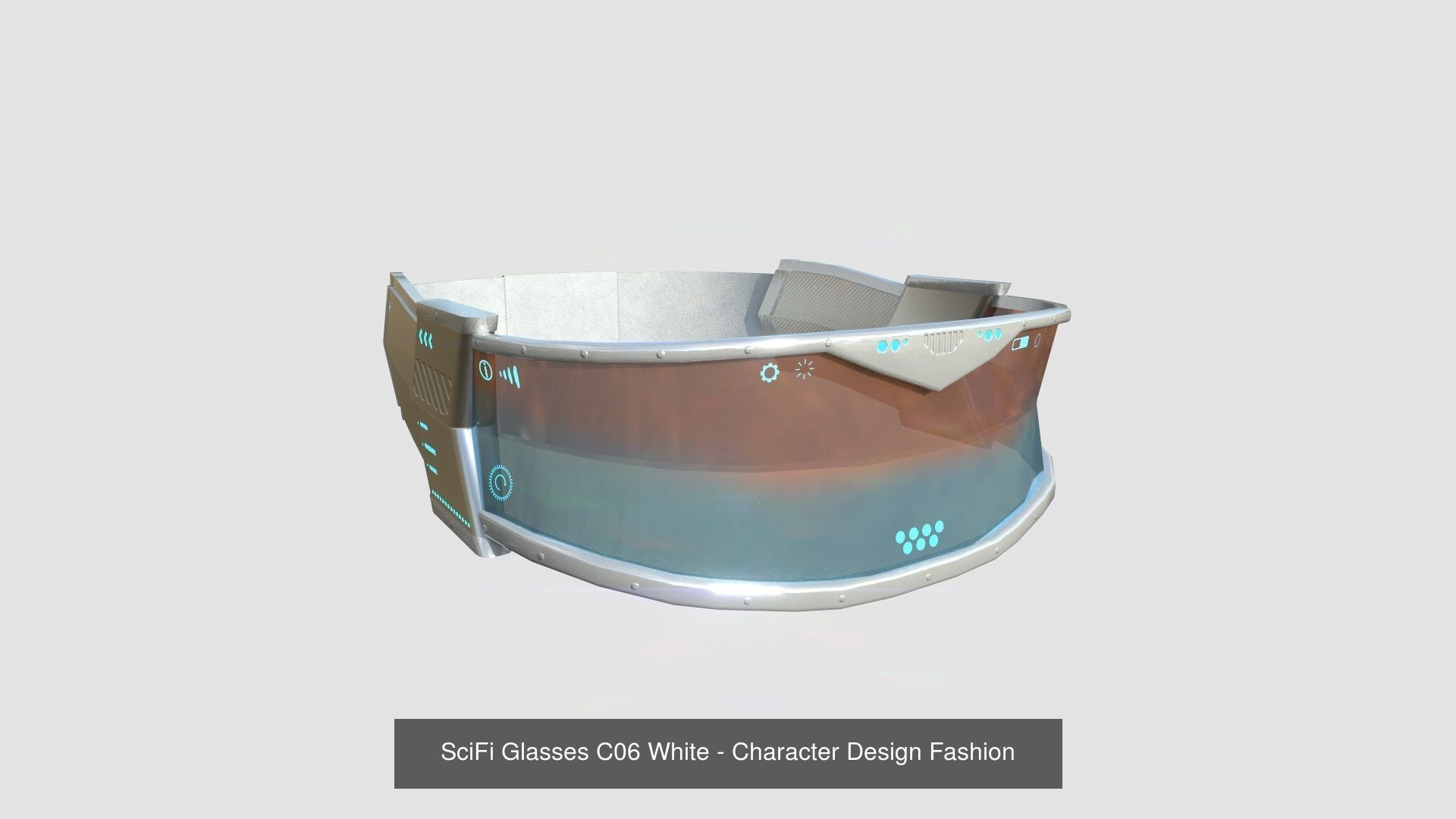 08 SciFi Glasses C Model Collection - Character Design Fashion _6