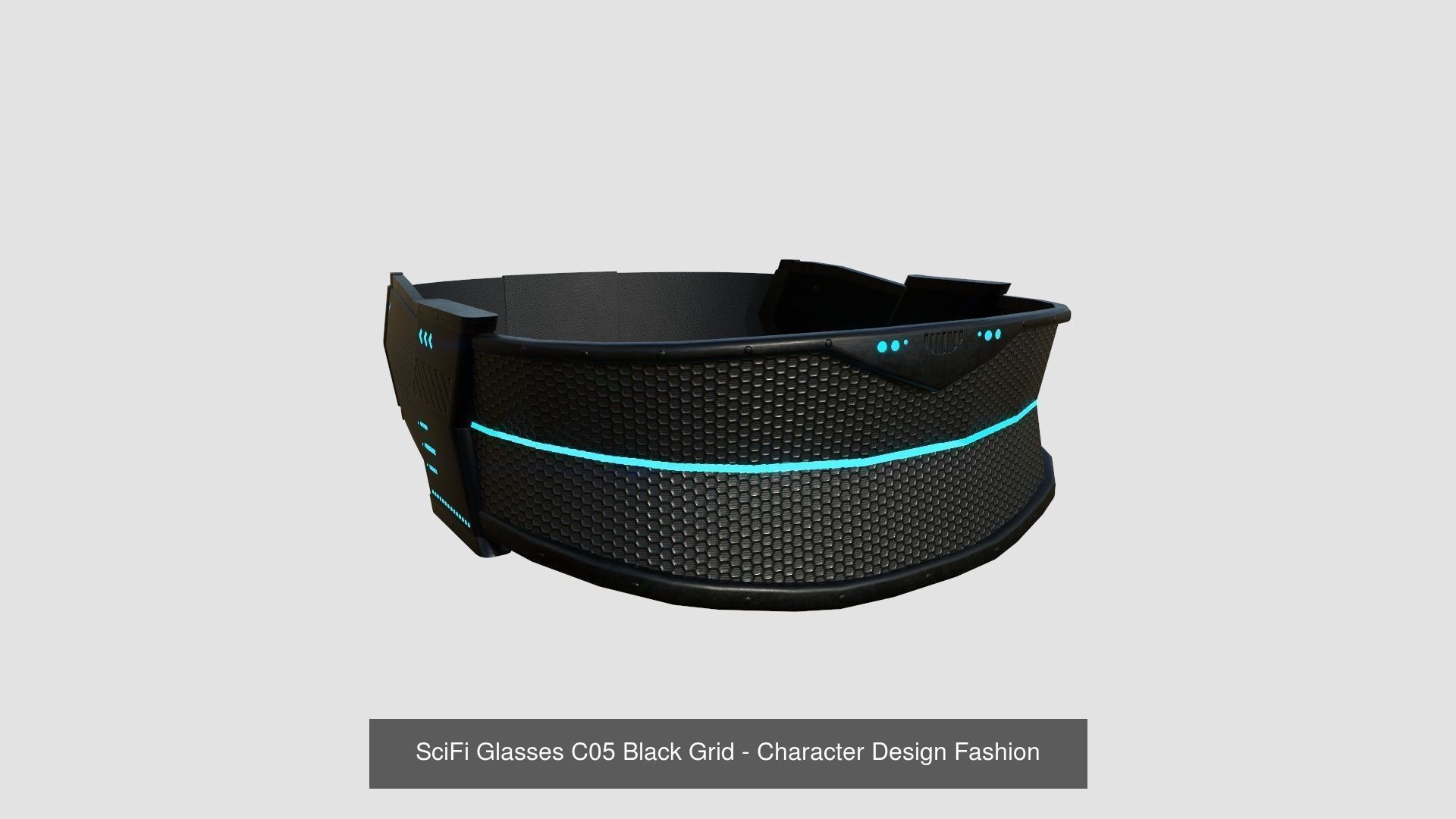 08 SciFi Glasses C Model Collection - Character Design Fashion _5