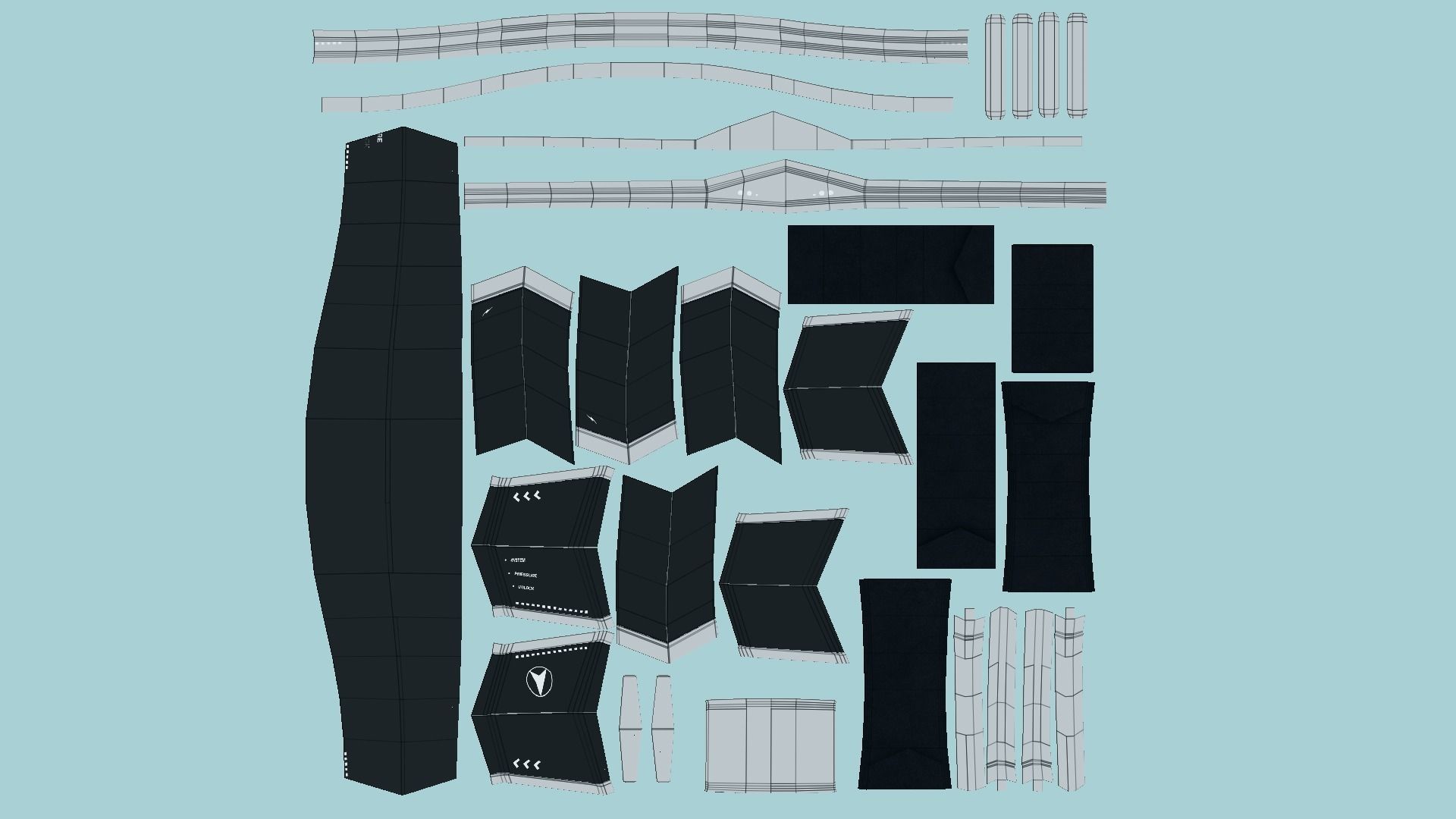 08 SciFi Glasses C Model Collection - Character Design Fashion _55