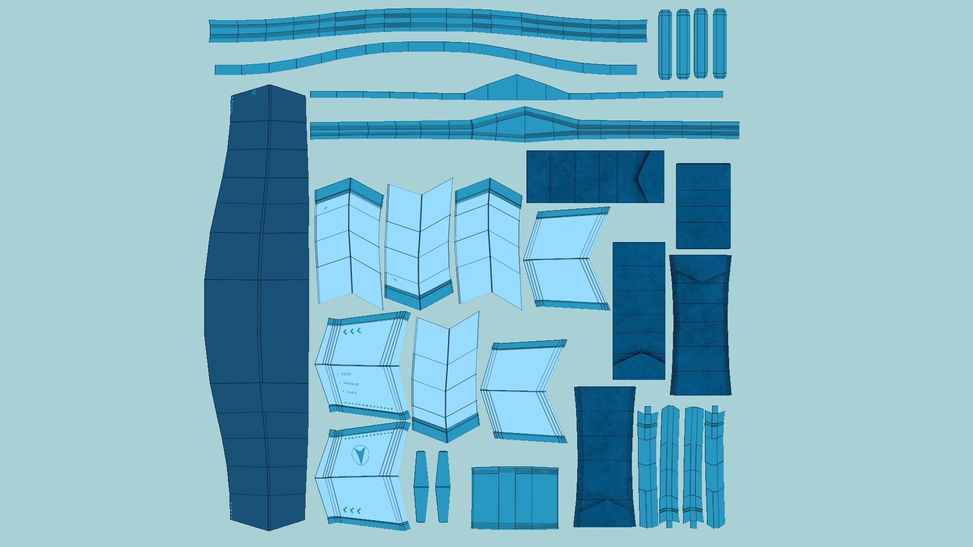 08 SciFi Glasses C Model Collection - Character Design Fashion _60