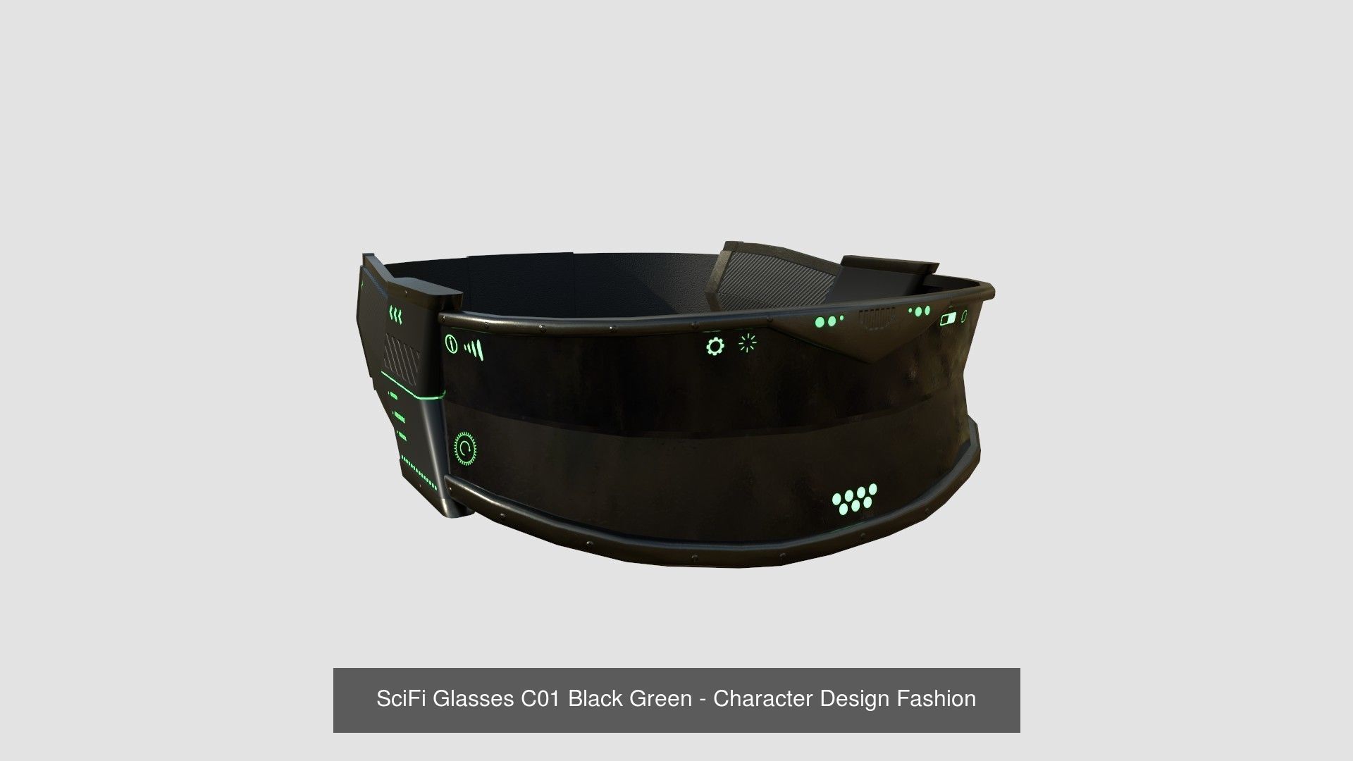 08 SciFi Glasses C Model Collection - Character Design Fashion _1