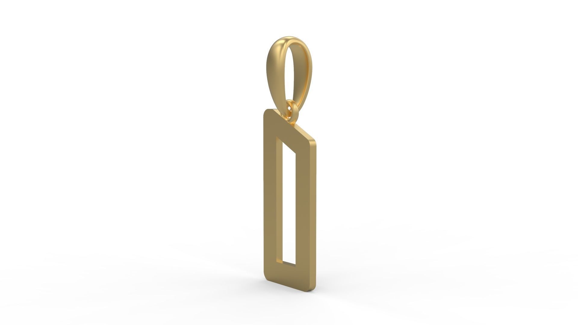 Initial Letters Pendant ANNIHILATION D 3D print model_1