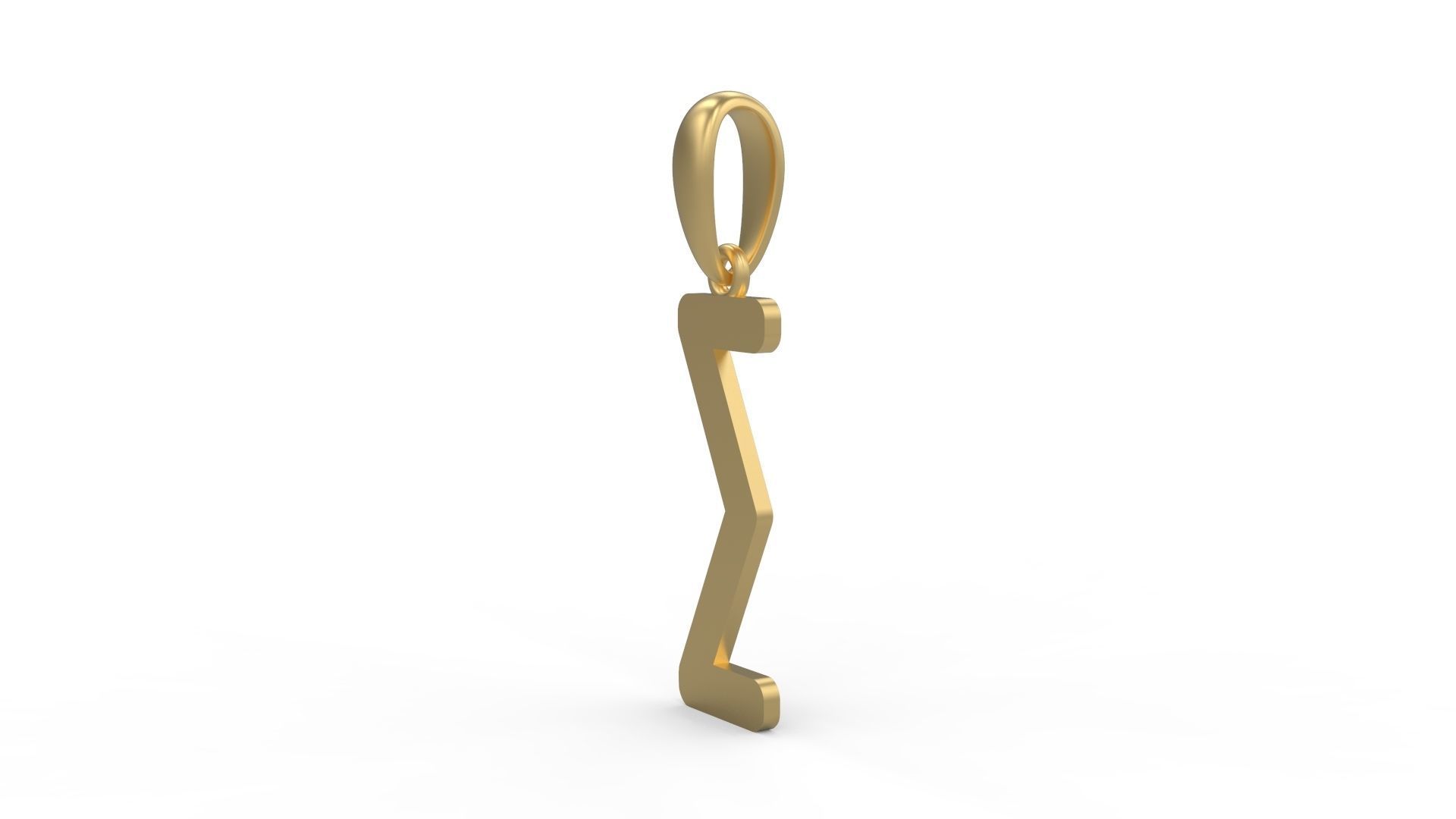 Initial Letters Pendant ANNIHILATION E 3D print model_1