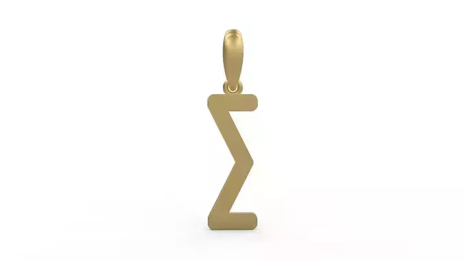 Initial Letters Pendant ANNIHILATION E 3D print model