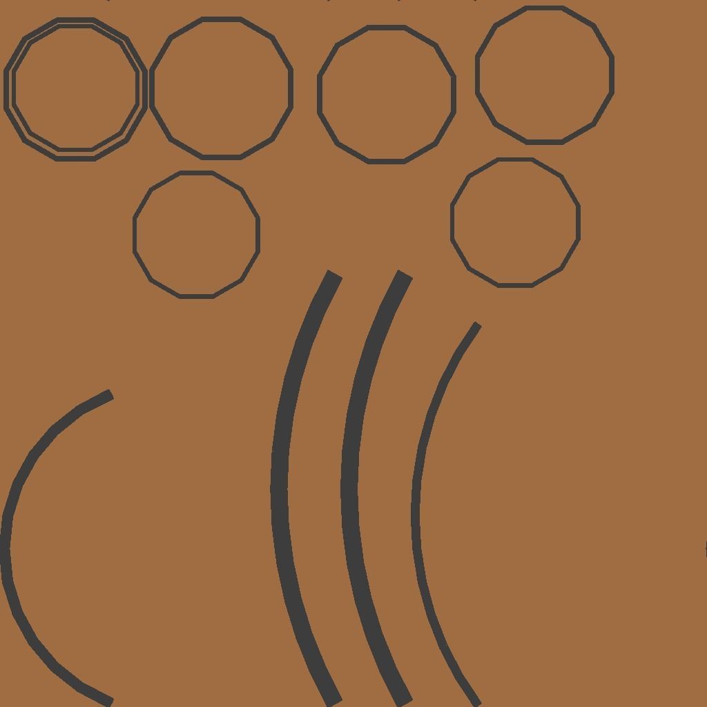 Low poly wooden barrel game Low-poly 3D model_5