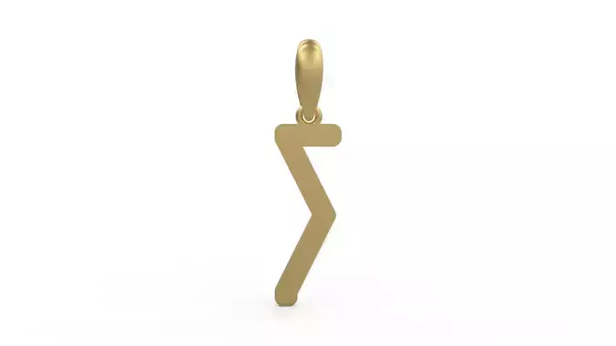 Initial Letters Pendant ANNIHILATION F 3D print model