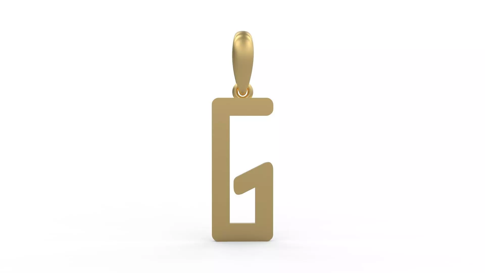 Initial Letters Pendant ANNIHILATION G 3D print model_0