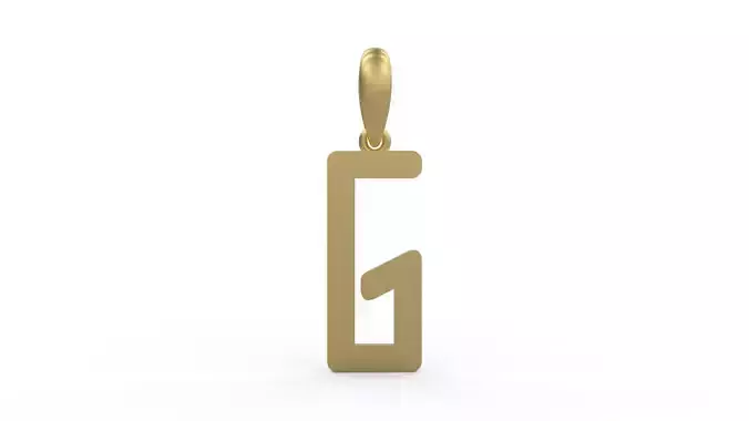 Initial Letters Pendant ANNIHILATION G 3D print model