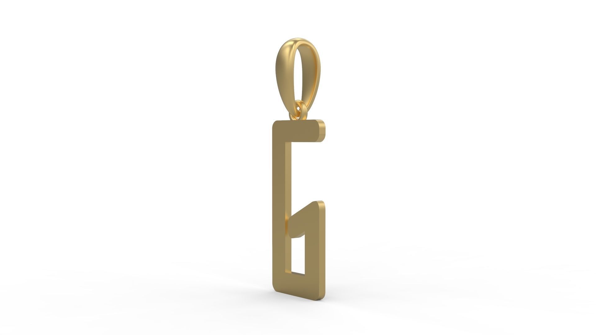Initial Letters Pendant ANNIHILATION G 3D print model_1