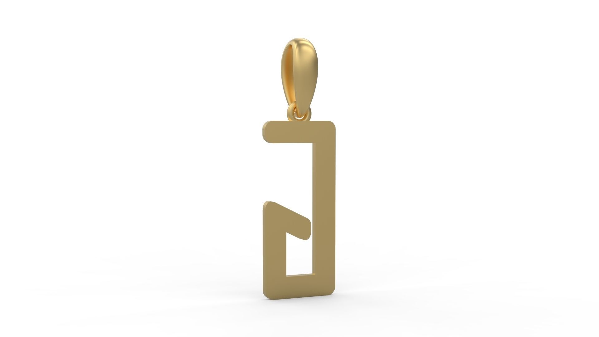 Initial Letters Pendant ANNIHILATION G 3D print model_3