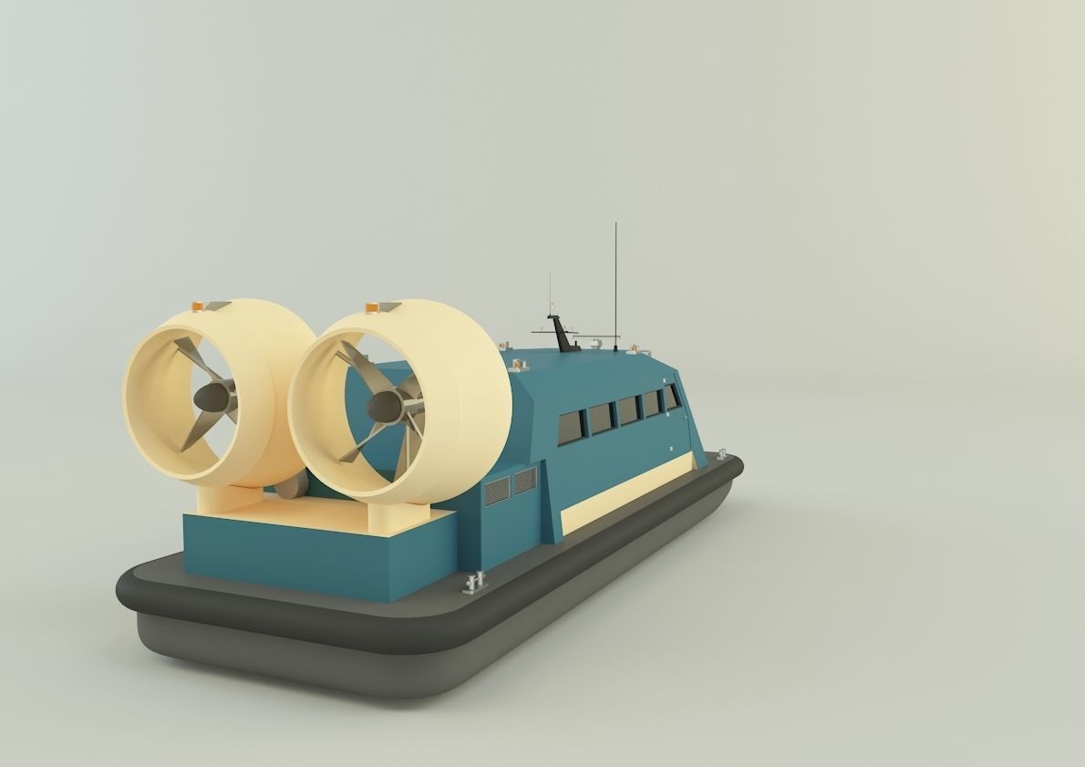 hydroplane 2 models 3D model_2
