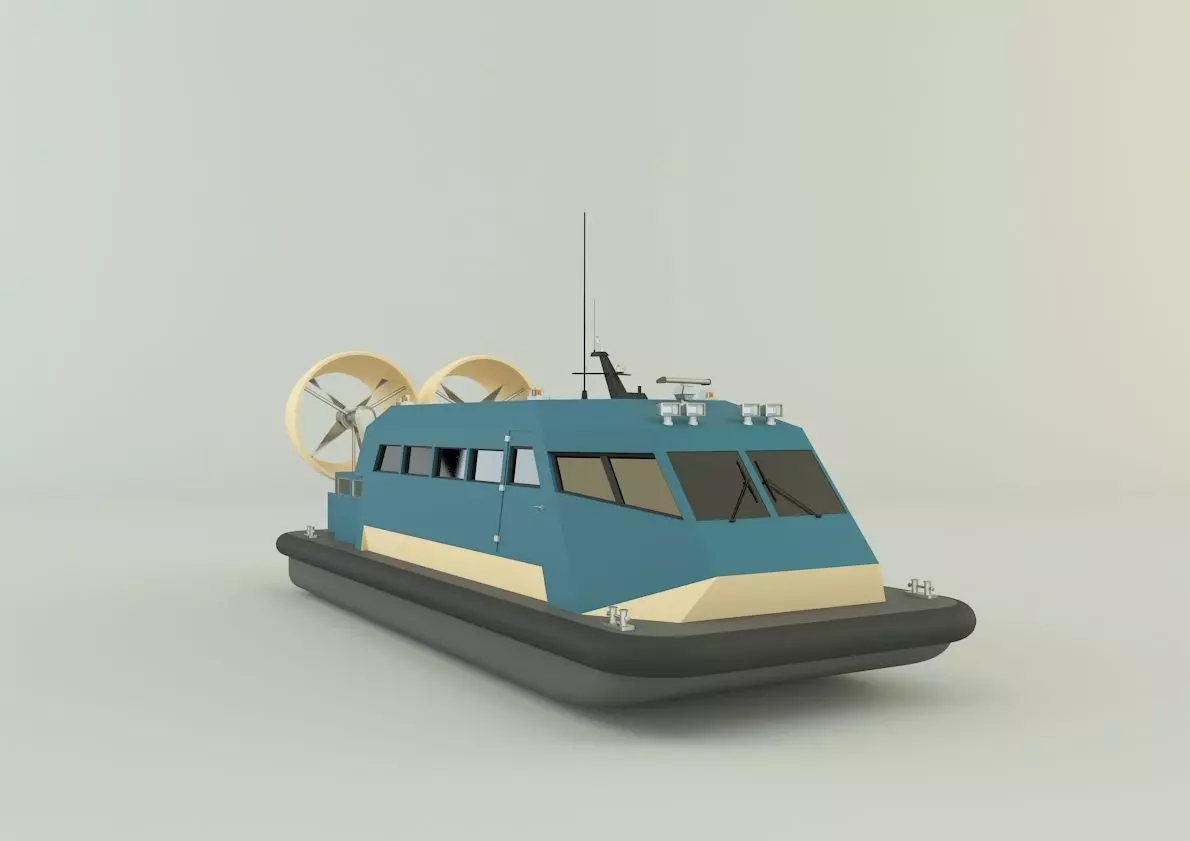 hydroplane 2 models 3D model_0