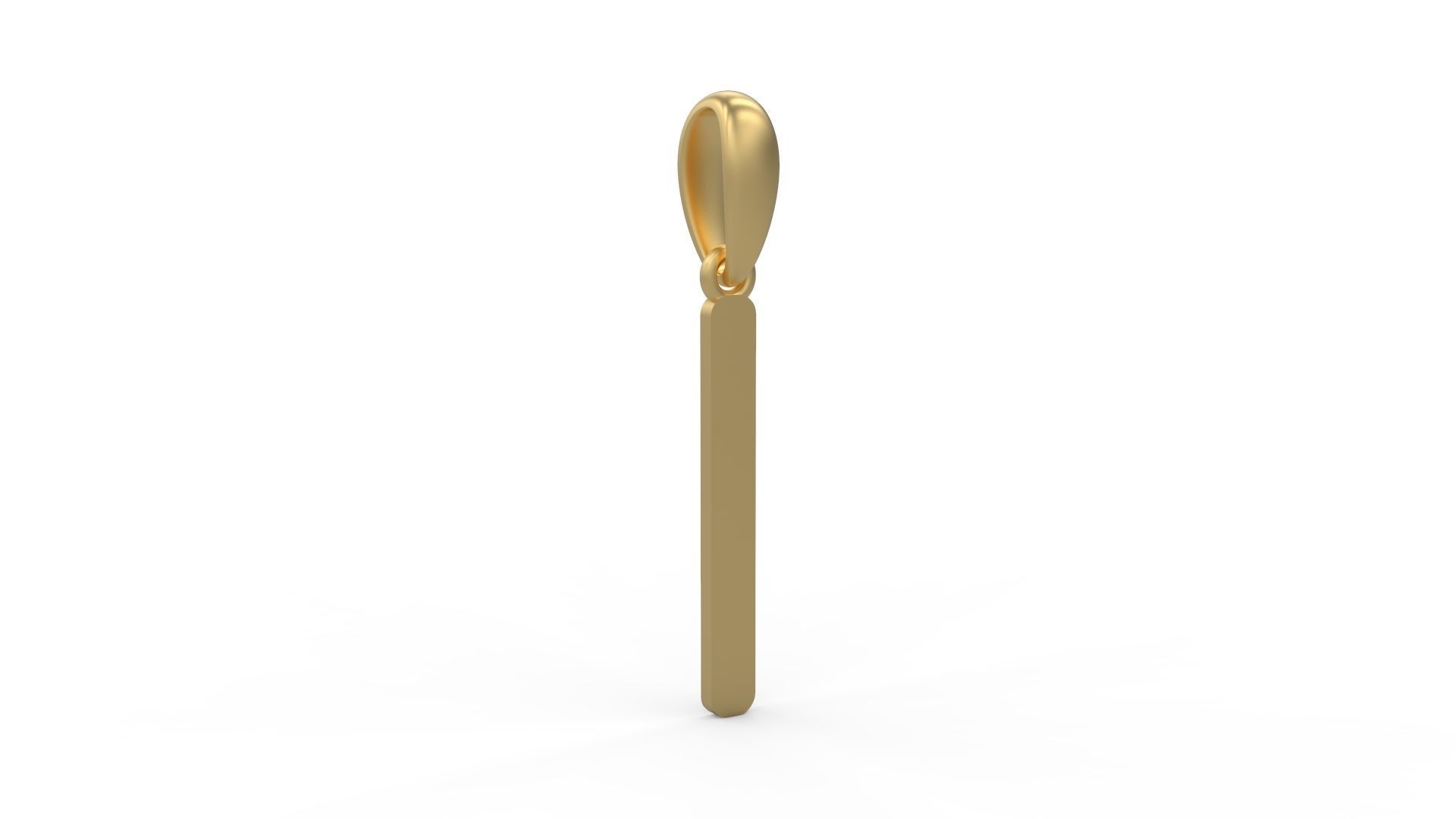 Initial Letters Pendant ANNIHILATION I 3D print model_3