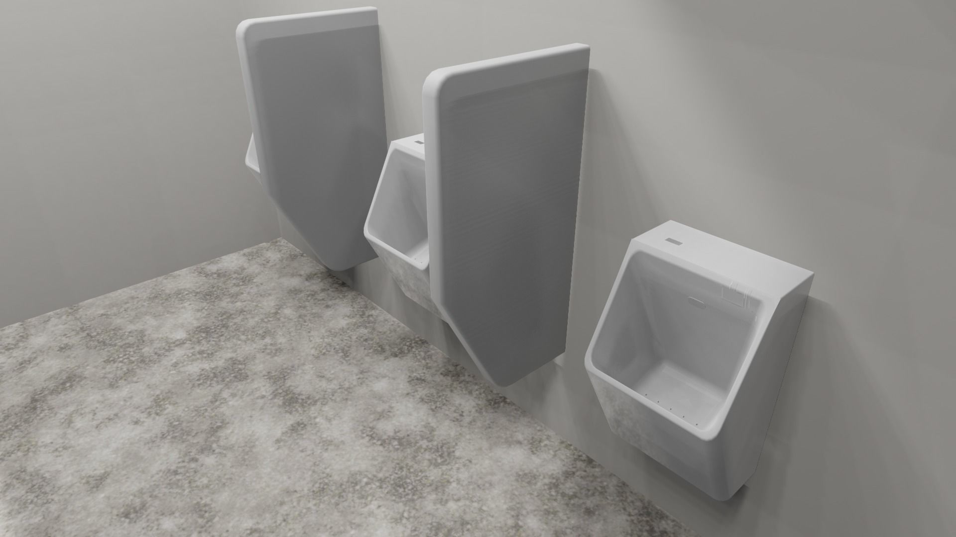 OFFICE FLOOR LOWPOLY AND PBR READY FOR GAMES AND ANIMATIONS Low-poly 3D model_40