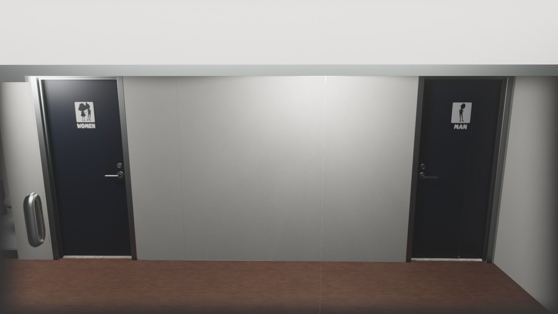 OFFICE FLOOR LOWPOLY AND PBR READY FOR GAMES AND ANIMATIONS Low-poly 3D model_33