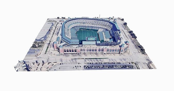 Choctaw Stadium - Texas Rangers Low-poly 3D model 6
