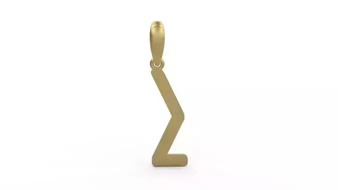 Initial Letters Pendant ANNIHILATION L 3D print model