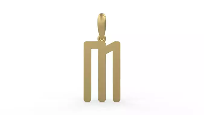 Initial Letters Pendant ANNIHILATION M 3D print model