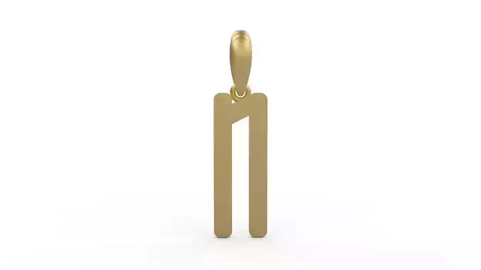 Initial Letters Pendant ANNIHILATION N 3D print model