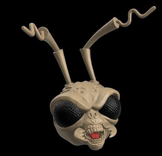 Custom Head - Vampire Insect Assassin Hunter 3D print model