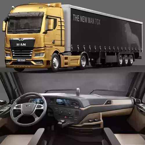 MAN NEW TGX 3D model