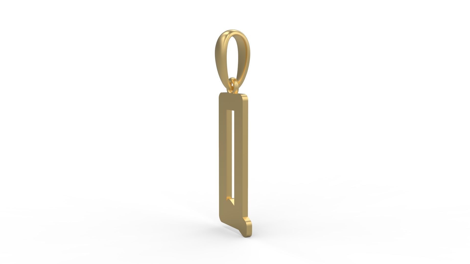 Initial Letters Pendant ANNIHILATION Q 3D print model_1