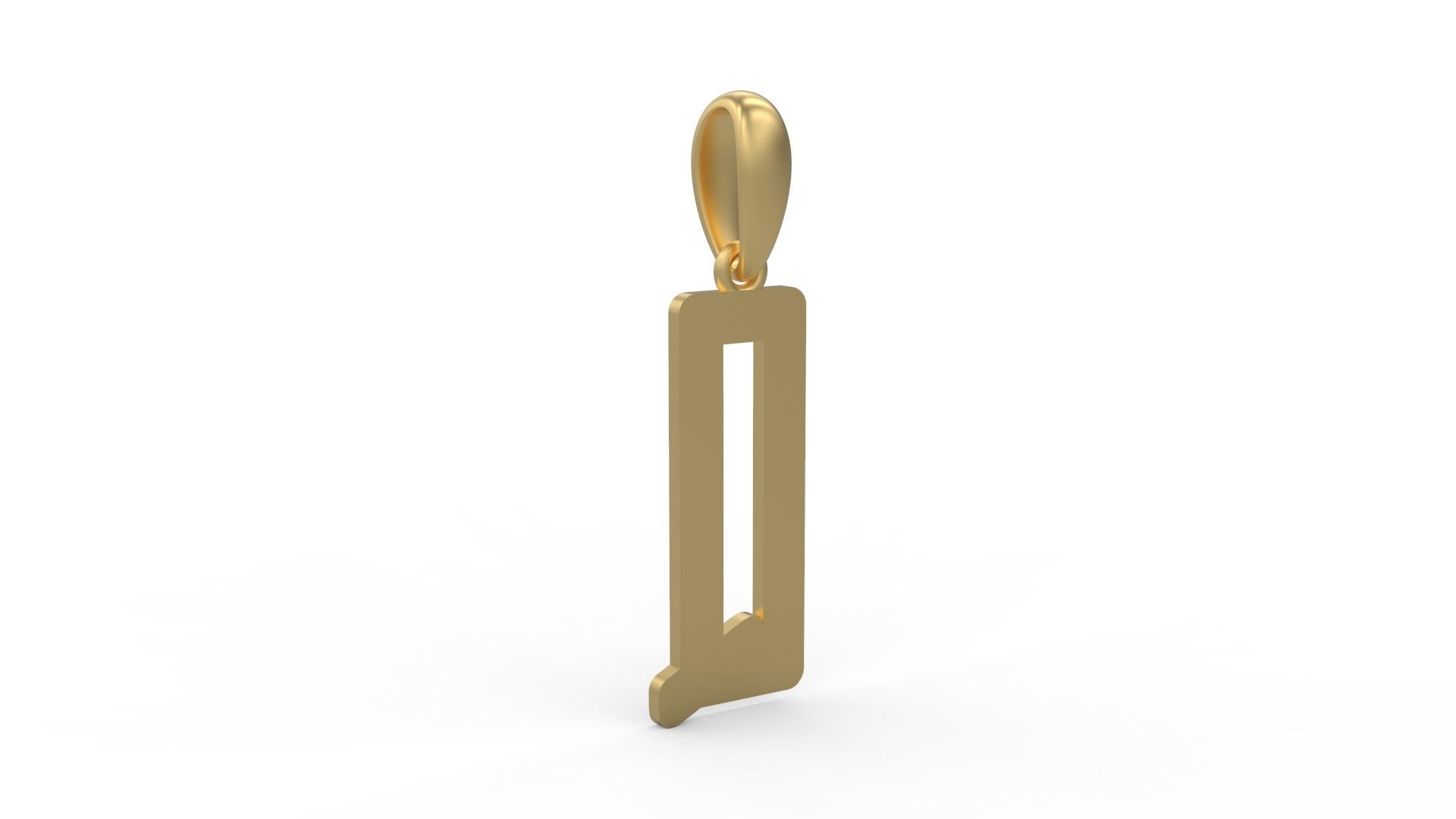 Initial Letters Pendant ANNIHILATION Q 3D print model_3