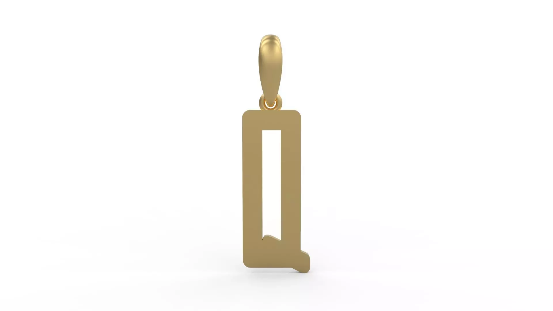 Initial Letters Pendant ANNIHILATION Q 3D print model_0