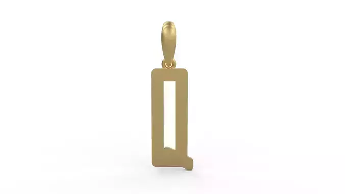 Initial Letters Pendant ANNIHILATION Q 3D print model