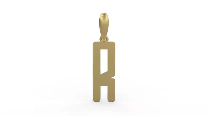 Initial Letters Pendant ANNIHILATION R 3D print model