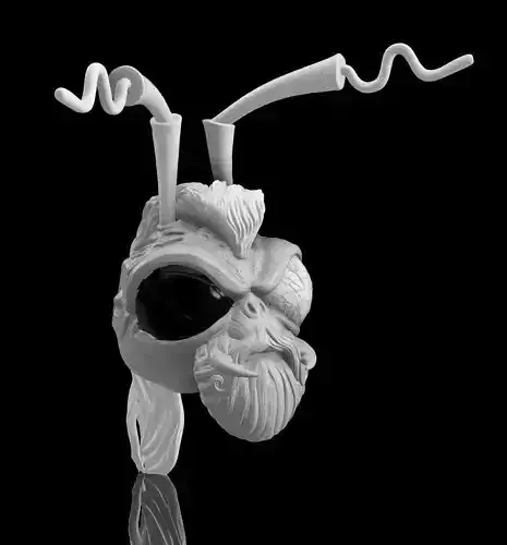 Custom Head - Assassin Hunter 3D print model