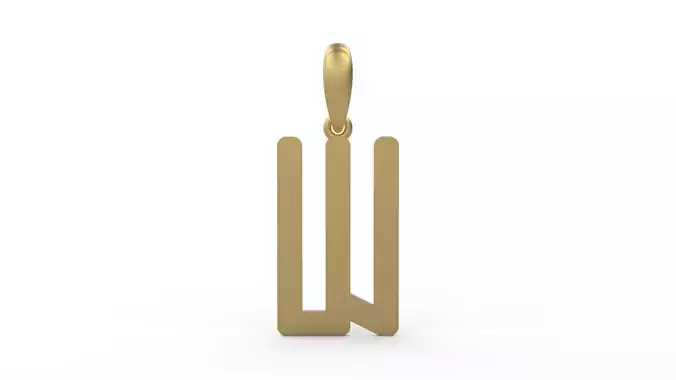 Initial Letters Pendant ANNIHILATION W