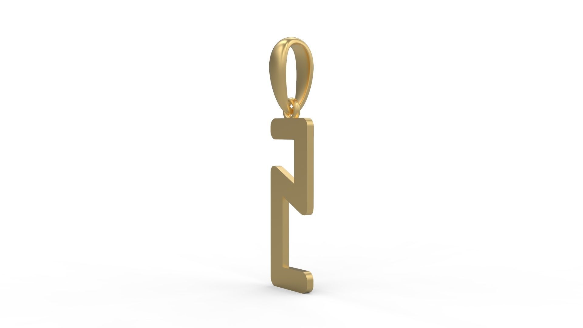 Initial Letters Pendant ANNIHILATION Z 3D print model_1