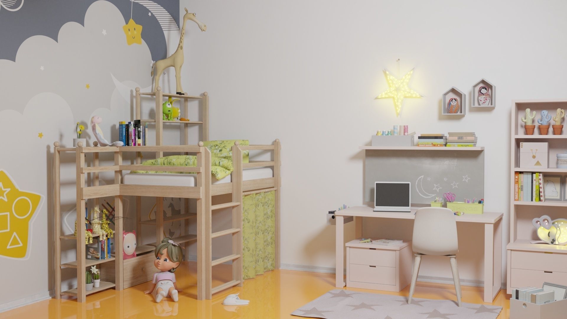 children room other 3D model_1