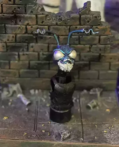 Custom Head - Sensei Insect Assassin 3D print model