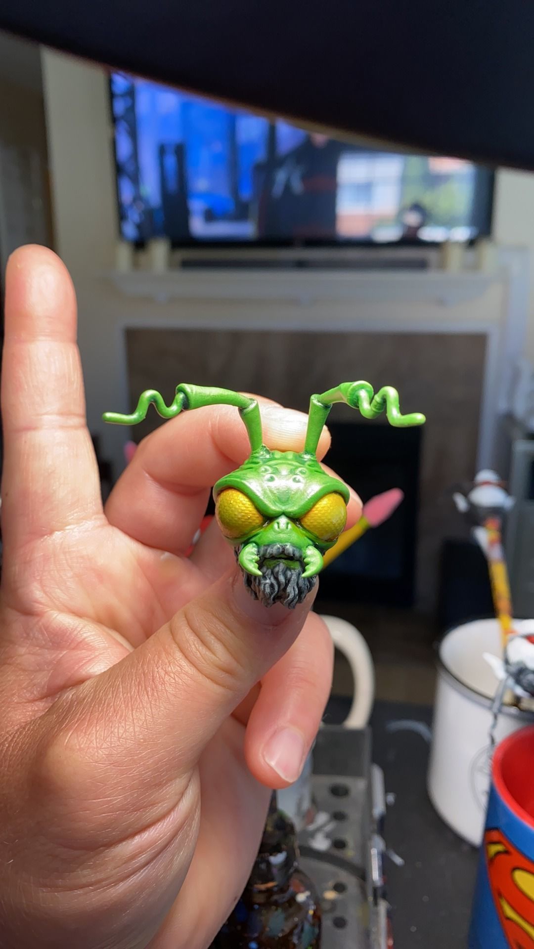Custom Head - Sensei Insect Assassin 3D print model_3