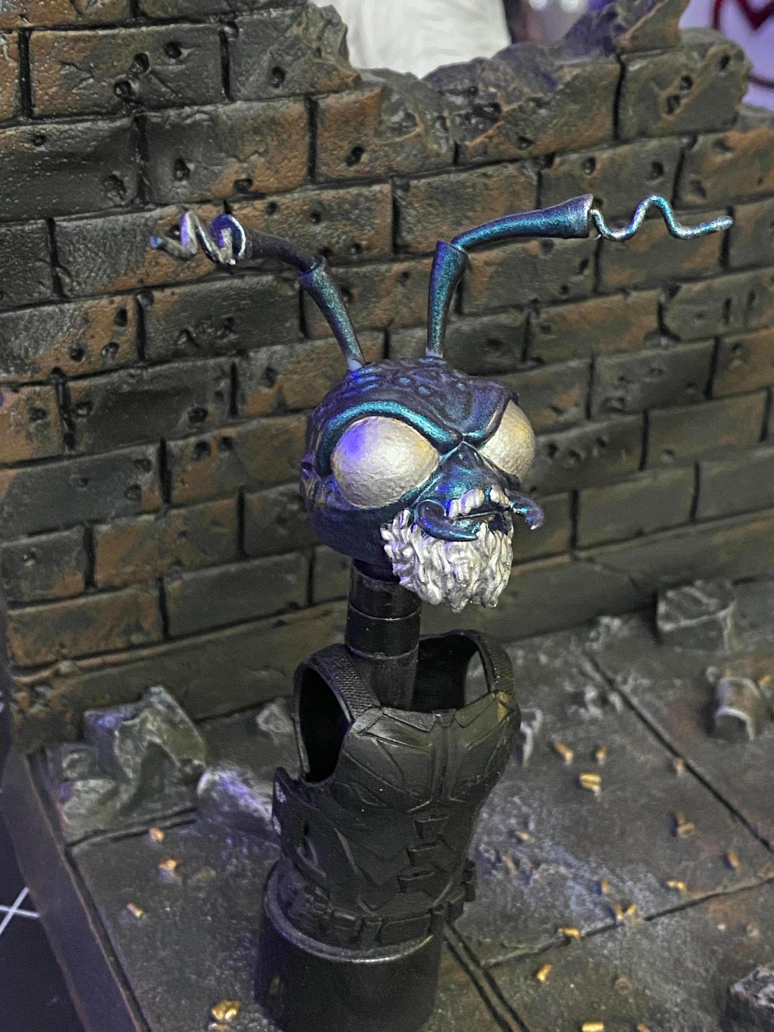 Custom Head - Sensei Insect Assassin 3D print model_1