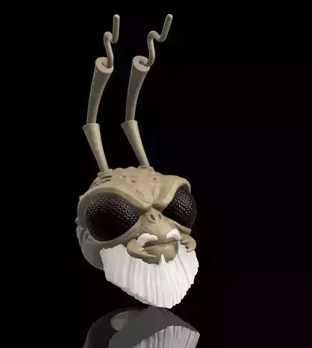 Custom Head - Master Insect Assassin 3D print model